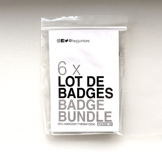 Juniore lot de badges